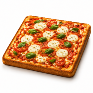 Classic Margherita Pizza with tomato, mozzarella and fresh basil
