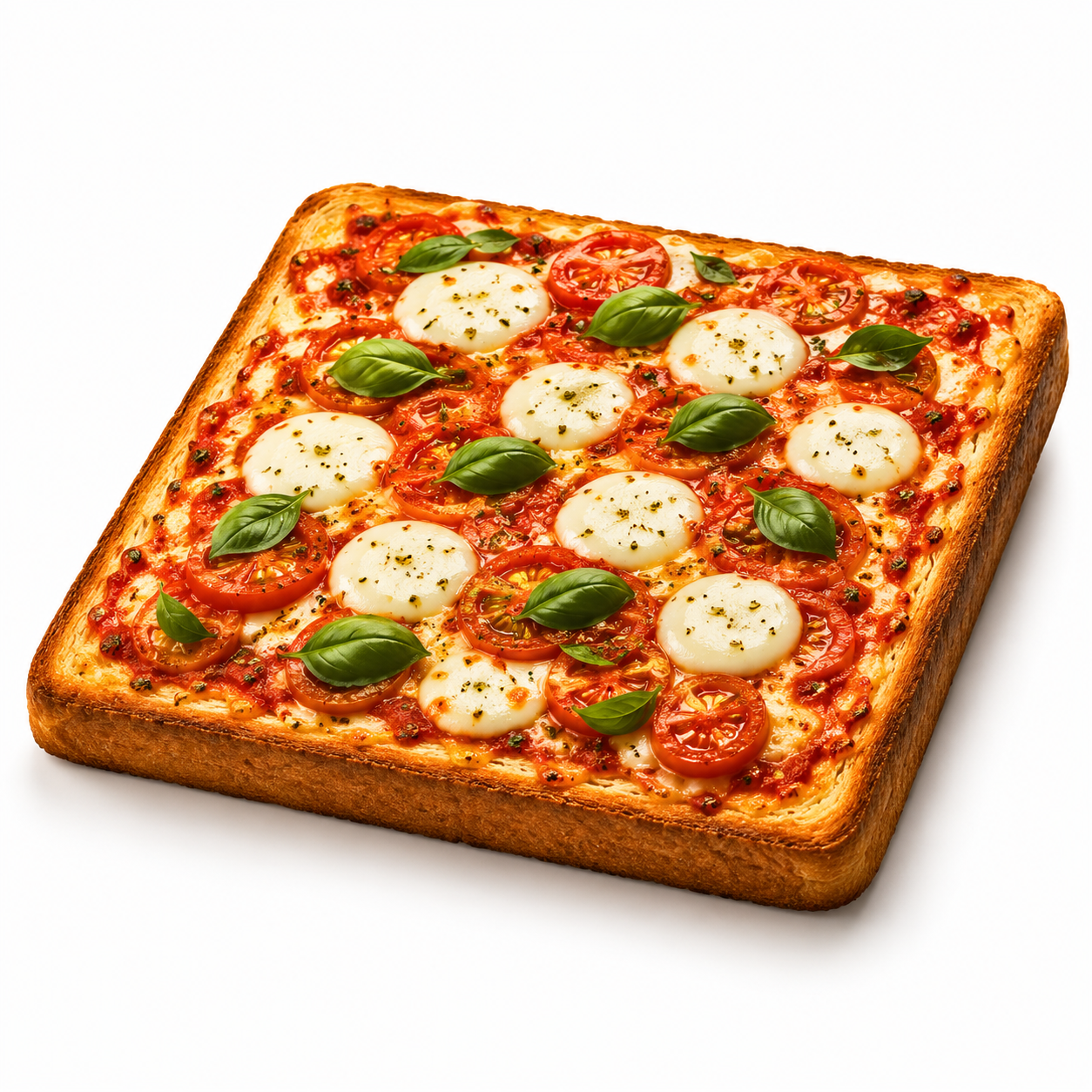 Classic Margherita pizza with fresh tomatoes, mozzarella and basil